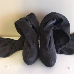 Over the knee platform heels!